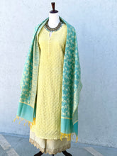 Load image into Gallery viewer, Parima Yellow Kurta set in Chanderi