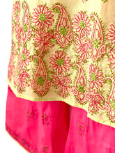 Load image into Gallery viewer, Kids Palazzo Set in Green & Pink