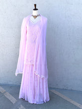 Load image into Gallery viewer, Aviva Powder Pink Gharara Set