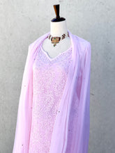 Load image into Gallery viewer, Aviva Powder Pink Gharara Set