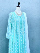 Load image into Gallery viewer, Mehr Mint Green Anarkali