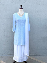 Load image into Gallery viewer, Nessa Short Kurti in English Blue