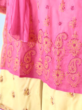 Load image into Gallery viewer, Kids Palazzo Set in Pink &Yellow