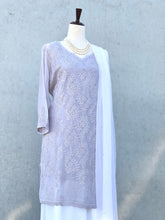 Load image into Gallery viewer, Amala Short Kurta in Grey