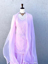 Load image into Gallery viewer, Aviva Powder Pink Gharara Set