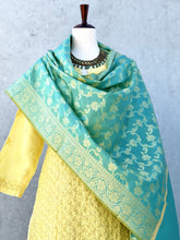 Load image into Gallery viewer, Parima Yellow Kurta set in Chanderi