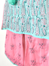 Load image into Gallery viewer, Kids Palazzo Set in Blue & Pink