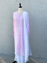 Load image into Gallery viewer, Maya Knee Length Kurta in Pink