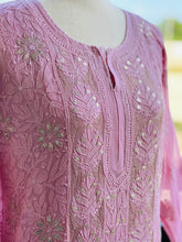 Load image into Gallery viewer, Bella Dusty Rose Long Kurta