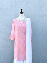 Load image into Gallery viewer, Amala Short Kurta in Peach