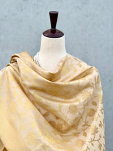 Load image into Gallery viewer, Woven Banarsi Dupatta Beige &amp; Gold
