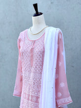 Load image into Gallery viewer, Maya Knee length Kurta in Peach
