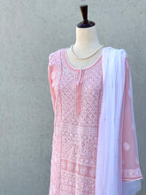Load image into Gallery viewer, Maya Knee length Kurta in Peach
