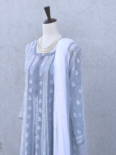 Load image into Gallery viewer, Mehr Grey Anarkali
