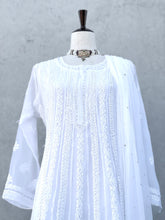 Load image into Gallery viewer, Mehr White Anarkali
