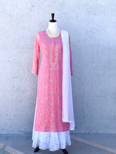 Load image into Gallery viewer, Eden Peach Long Kurta
