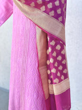Load image into Gallery viewer, Parima Orchid Pink Kurta set in Chanderi
