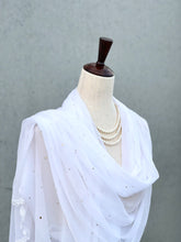 Load image into Gallery viewer, Chiffon Dupatta White
